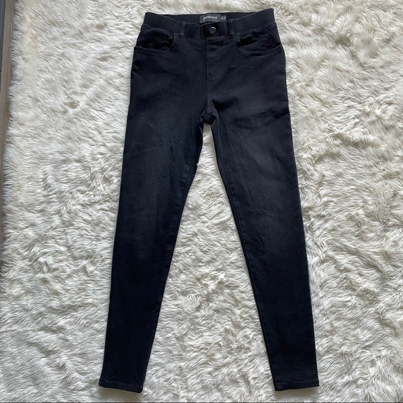 Betabrand Pants Skinny-Leg Yoga Denim Washed Black XS - Picture 3 of 11